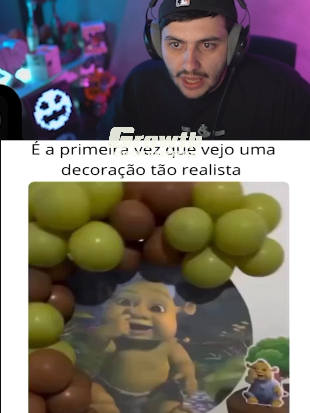 Esse aniversário foi diferente!! kkkkkkkkkkk #cortesgabepeixe #loudgg #gabe #gabepeixe #react