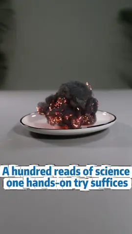 A hundred reads of science  One hands-on try suffices #physics #experiment #dailyscience #fyp #scienceathome 