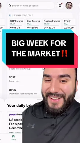 BIG WEEK COMING FOR STOCK MARKET!📈 #stockmarket #tradingstocks #money #finance #business