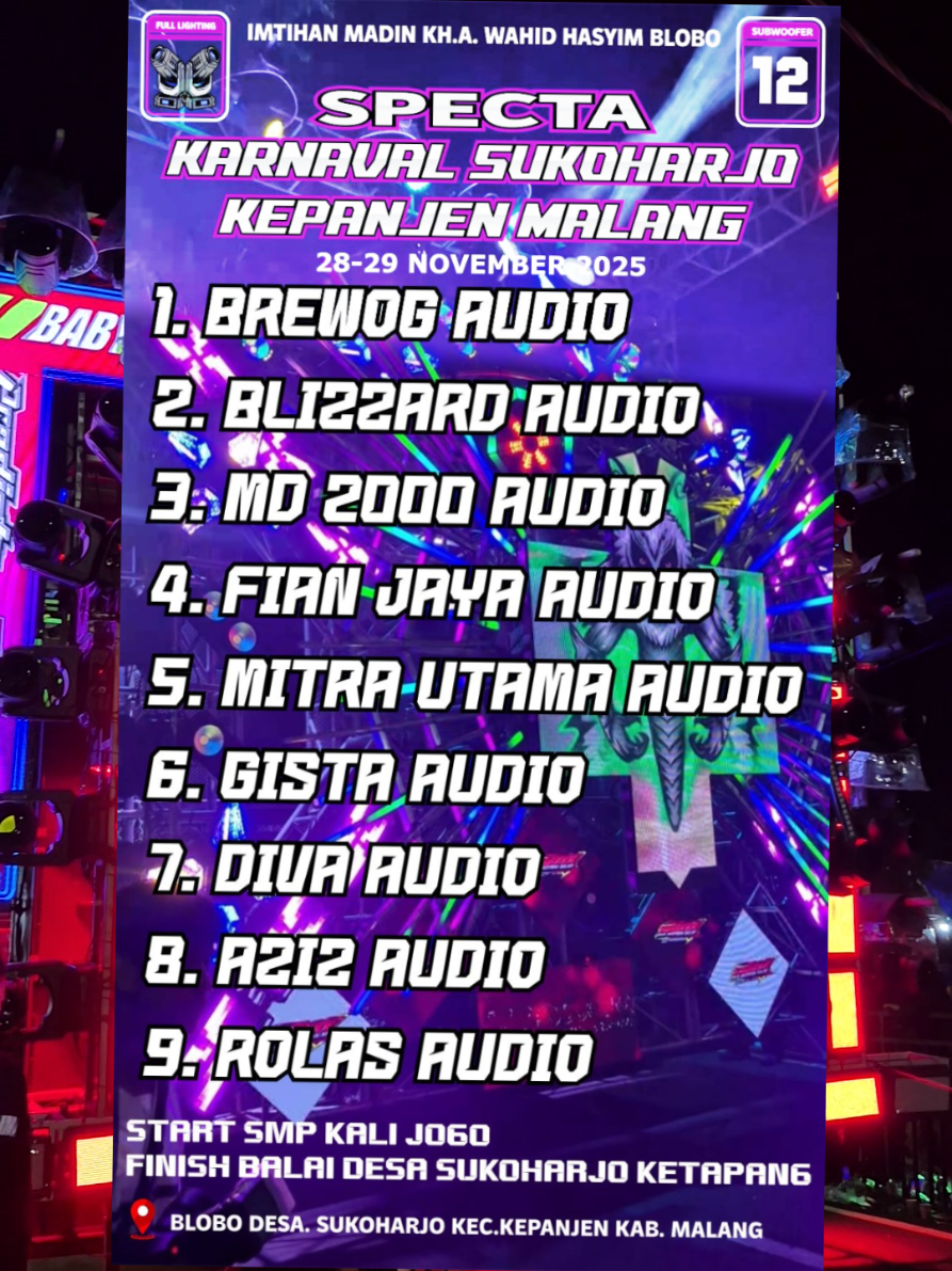 Info Malang akhir tahun bolo !! wes Gek disiapkan sangunya 🔥🔥 #soundhoreg #tiongkokgank #brewog #karnavalsound #karnavalmalang 