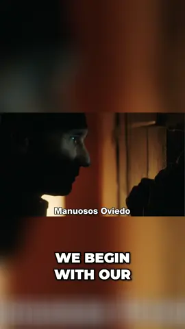 Meet Manny: Immune, intriguing, and distrustful. Why does he forage for dog food and write apology notes? #Pluribus #AppleTV