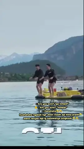 Jahill bgt sih kook, suka bgt isengin hyungnya 🤣🤣 #jimin #jungkook #areyousure #season2 #fyp 