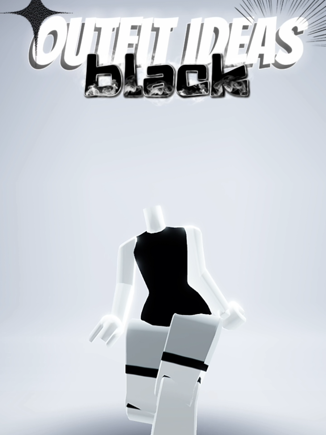 Outfit ideas Black 🖤 🗝️ for U girl! . . . .  #black#avatarcreator#outfitideasgirls#roblox 