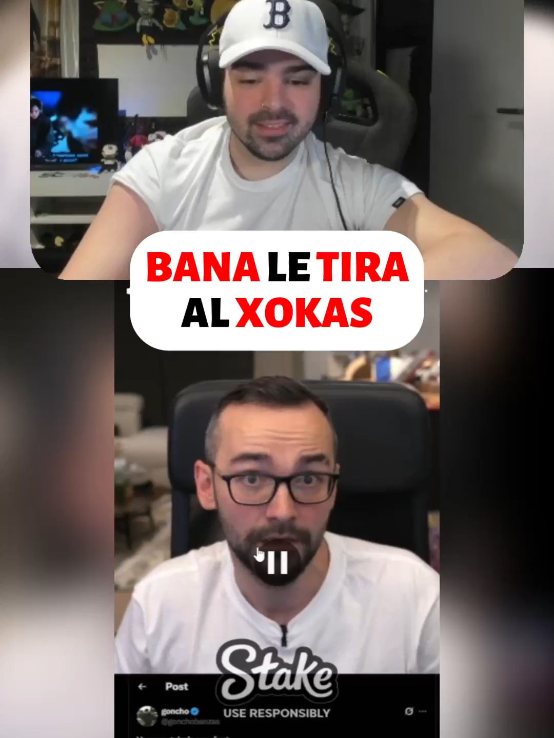bana le responde al xokas #bananirou #fyp #bananirouclips #variedad