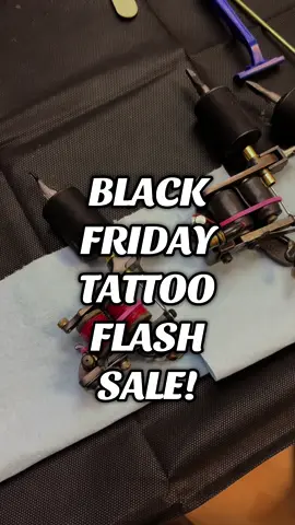 BLACK FRIDAY TATTOO DEALS ALL WEEKEND LONG! **NOV 28-30** Designs to come, we have lots of rad new flash we’d love to tattoo on you Edmonton & friends! Come see us 📍12754 82ST EDMONTON AB #yeg #edmontontiktok #edmonton #blackfriday #tattoosartist 