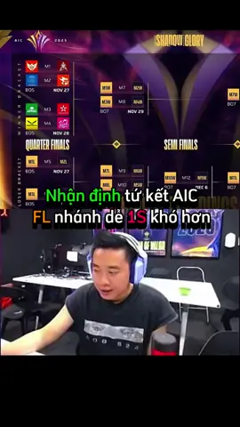 Nhận định tứ kết AIC: 1S gặp khó FL tràn trề cơ hội vào sân khấu #xuhuong #lienquan 
