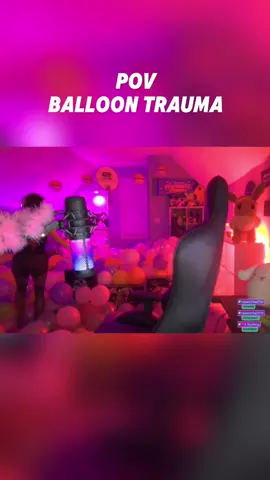 What do you call a phobia of popping balloons?😳 #balloonpop #girlstreamer #Vlog #balloonchallenge #viral
