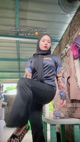 Seluar Bootcut Woman Slack Wan#foryoupage 
