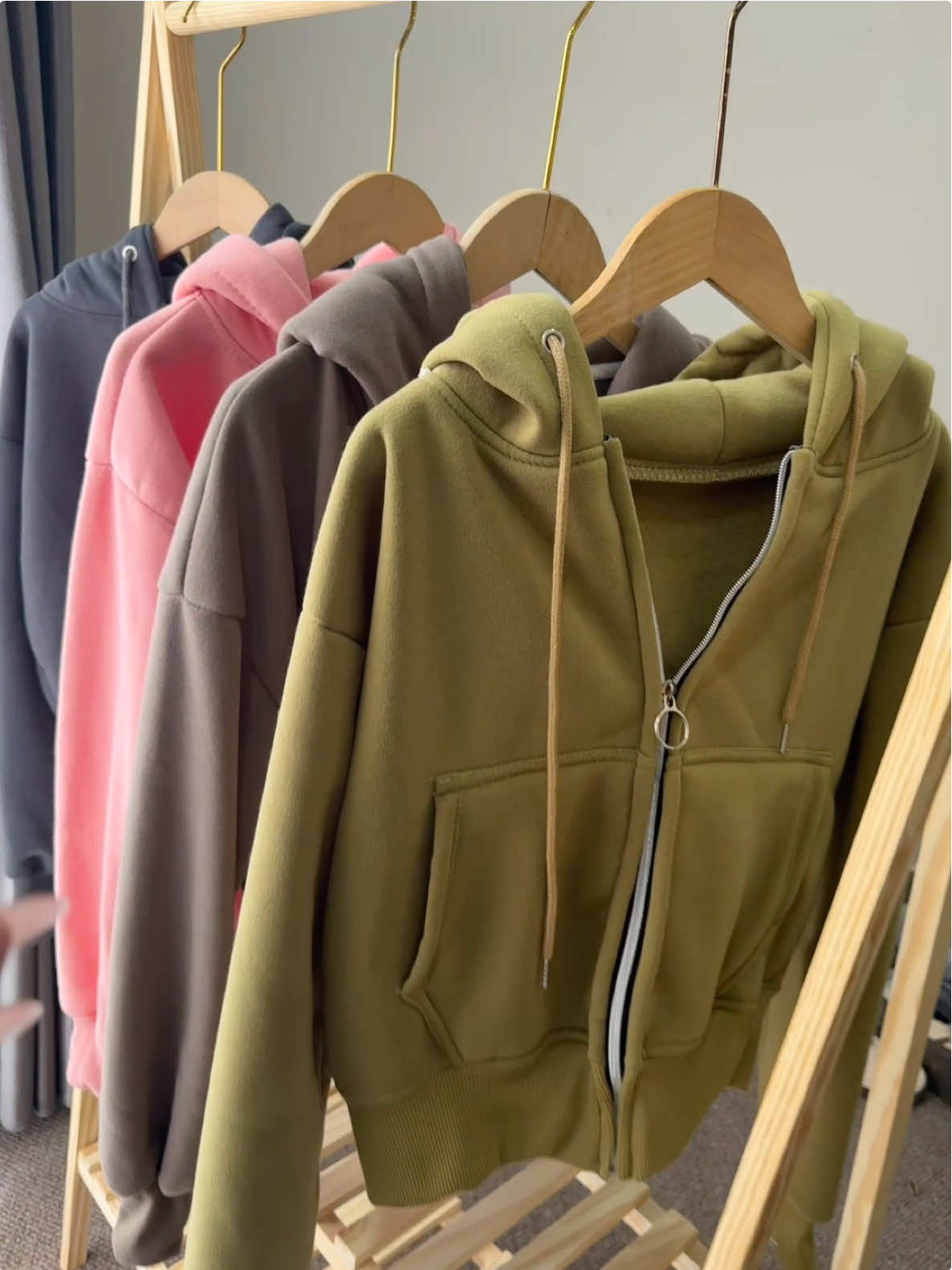 Áo khoác nỉ from lửng nón to nhiều màu #aokhoacni #xuhuongtiktok #akahouse #áokhoacfromrong #aokhoacfromlung 