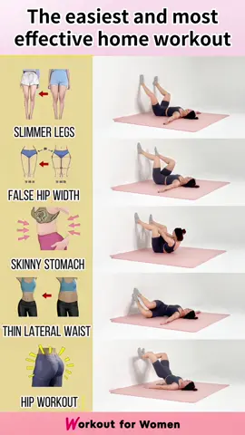 wall pilates 👉 Check the link in our bio for more #workoutforwomen #wallpilates #postpartumworkout #pelvicfloor #flatbelly 