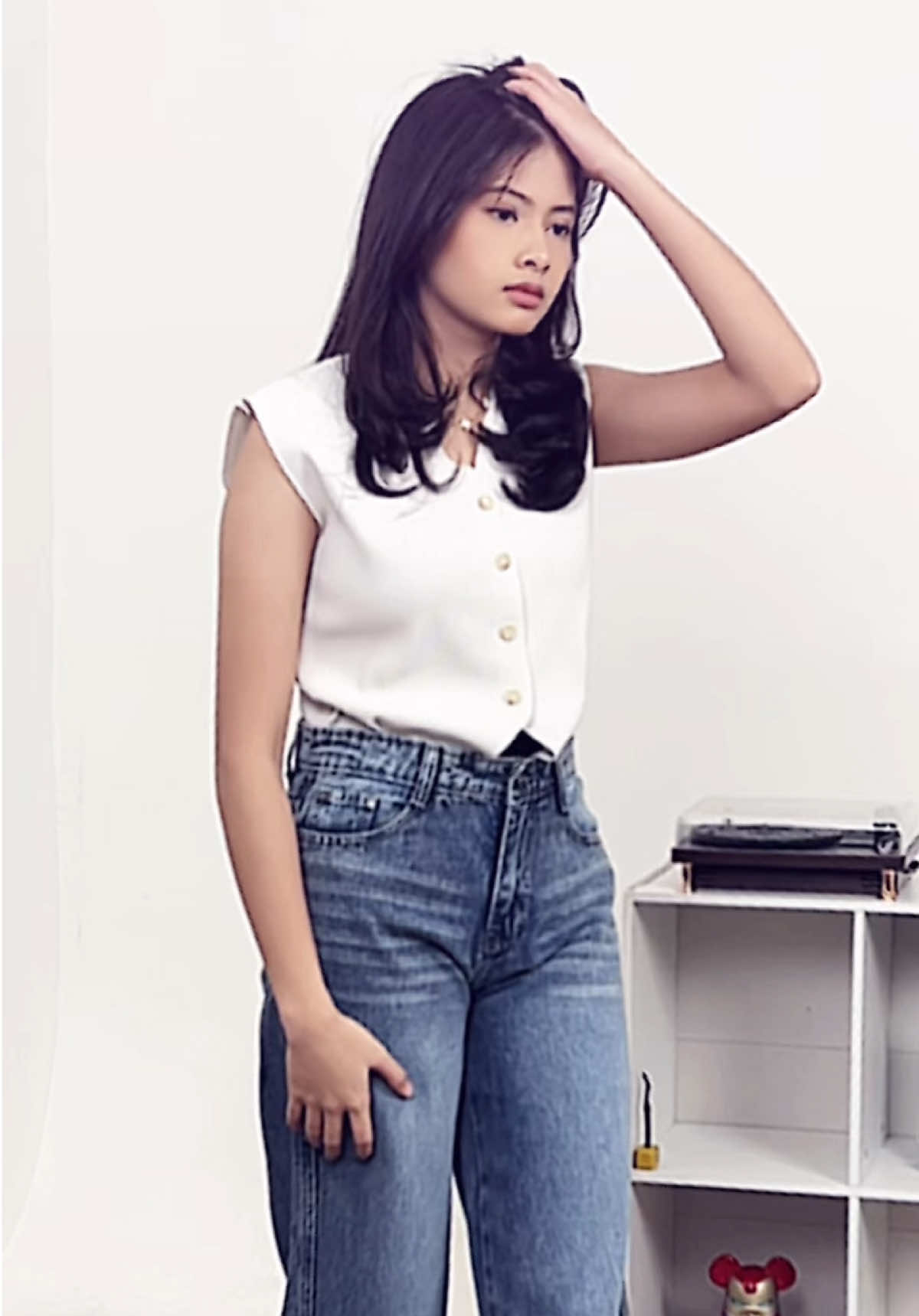 Sesuai sound, adek cantik & manis nih😘😍 ft. PLAYDATE 657-TB/BB 168/53 #TiktokShopOOTD #JinisoEntertainment #Jiniso #jeansviral  #fyp 