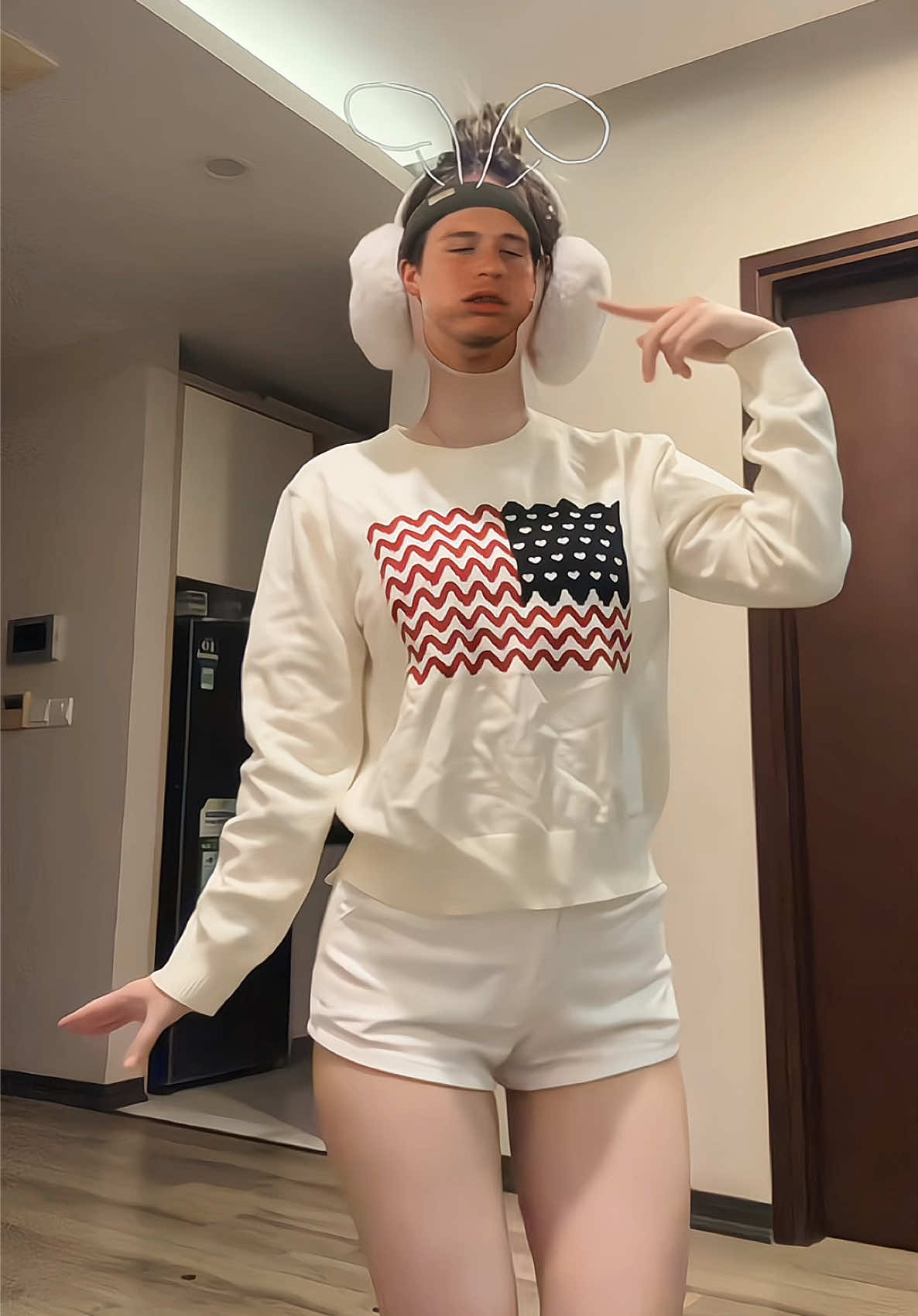 áo cờ Mỹ mùa đông năm nay hot lắm nèee #fyp #OOTD #quanao #fitchecks #aoxinh 