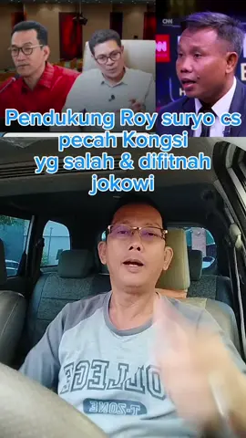 pendukung Roy suryo cs, pecah kongsi , yg salah & difitnah jokowi