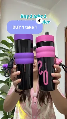 Buy 1 take 1 water Tumbler 900 ml na. #tumbler #waterbottle #tumblerwithstraw #spillproof 