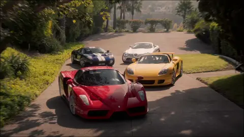 icons of the 2000s | Carrera GT, Enzo, Ford GT and the SLR. . . . . . . . #porsche #ferrari #2000s #cars #mercedes 