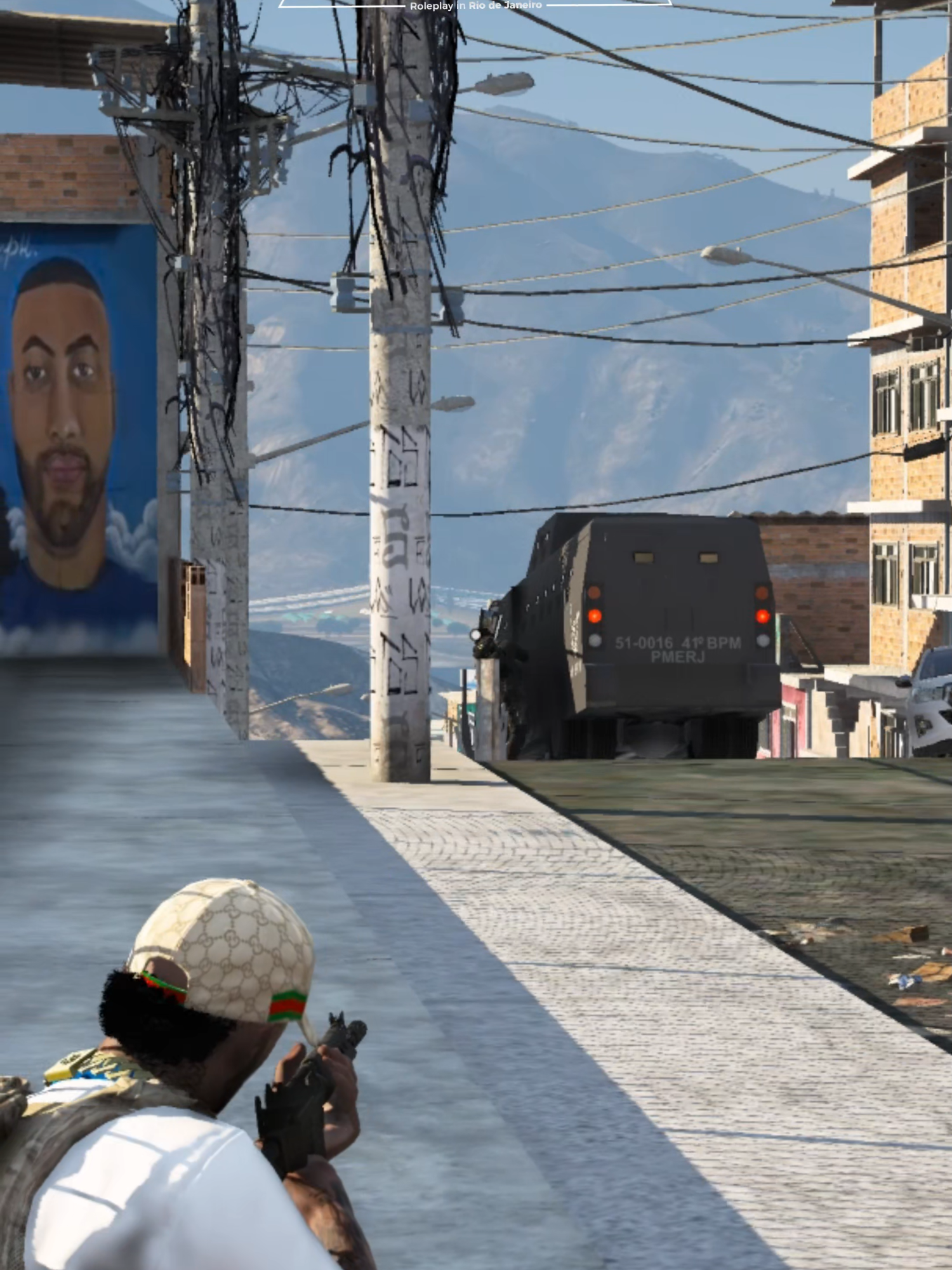 Vacila não do batalhao! 🤣✌️🐻 #gtarp #gtarpmoments #fivem #realengorio