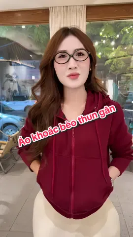 Áo khoác bèo thun gân dày dặn 