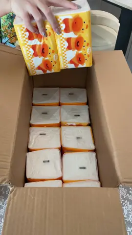 หนึ่งหีบจุใจใช้ยาวๆทั้งครอบครัว 📦💖#tisu #cheap #botare #ทิชชู่ 》