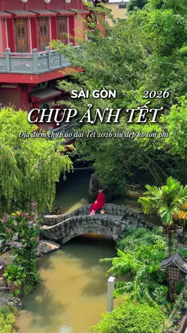 Gợi ý 1 địa điểm chụp áo dài Tết 2026 siu đẹp ko tốn phí ở Sài Gòn #xuhuong #dicungbaoo #diadiemchupaodai #chupaodaitet #tuvienkhanhan 