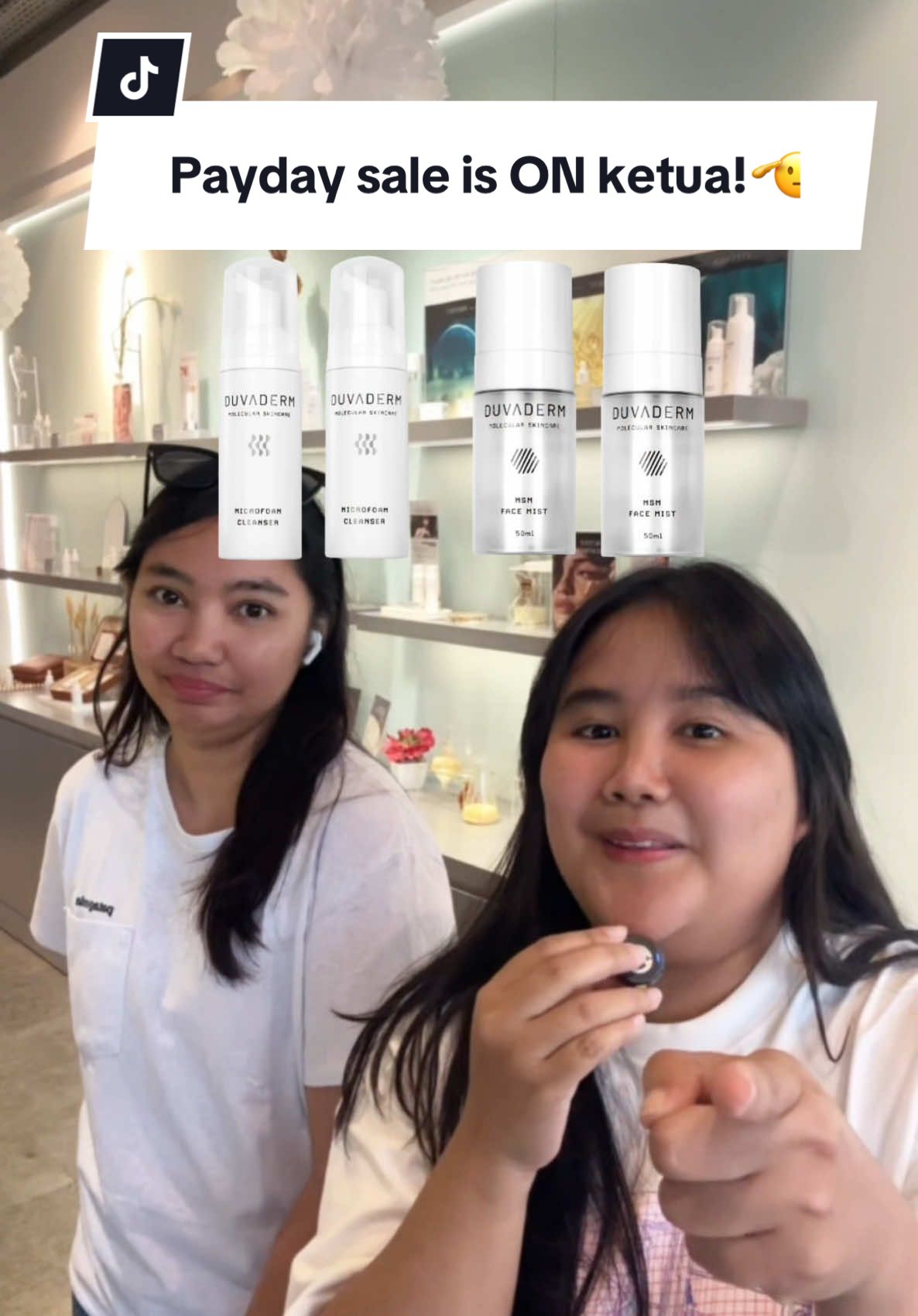 Ketuaaa, ini momen yang ditunggu! Payday sale udah dimulai! Yuk rawat kulitmu lebih aman dan lembut pakai rangkaian skincare dari DUVADERM ✨ 👉 Klik keranjang kuning, sebelum stoknya ngilang! #Duvaderm #NoGimmicksJustScience #TimelessBeauty #gajiansale #paydaysale 