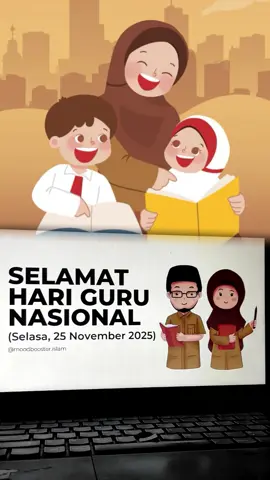 Selamat Hari Guru Nasional, Selasa 25 November 2025 #hariguru #harigurunasional #hariguru25november #hariguru2025 
