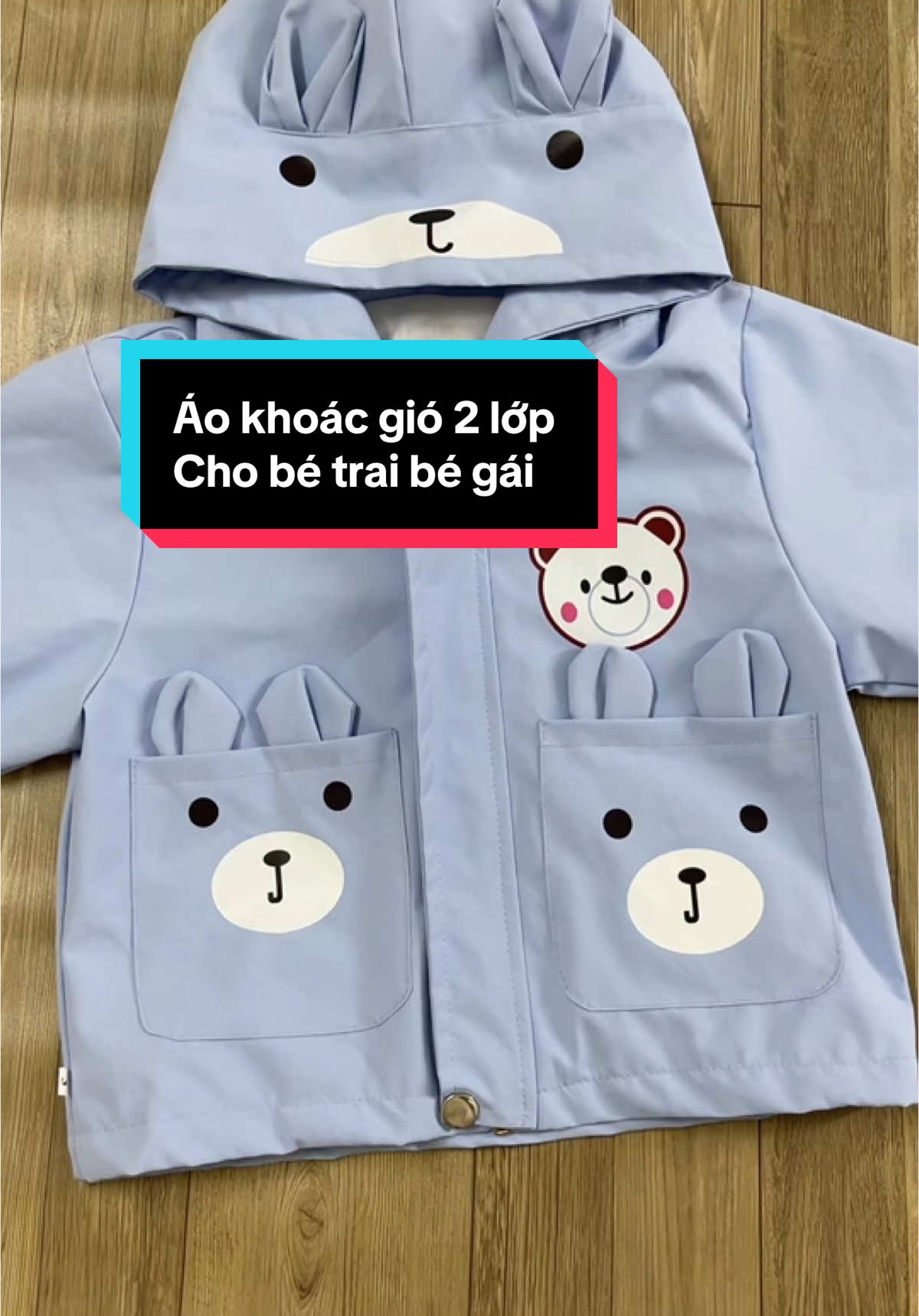Áo khoác gió 2 lớp ấm áp cho bé  diện thu đông . Đủ màu cho bé trai bé gái. Sz từ 5-20kg#aokhoac #aokhoacgio2lop #aokhoacgiochobe #nhatitstoredobe24 #xhuong #viralvideo 