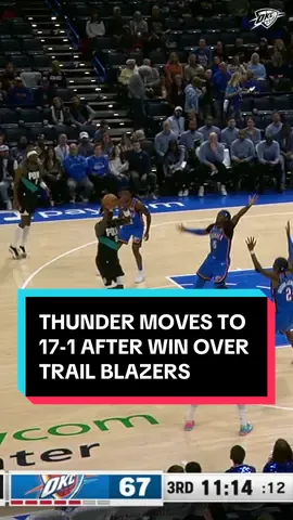 Dominant DUB. Relive tonight's 122-95 win over the Trail Blazers 🍿 #okcthunder