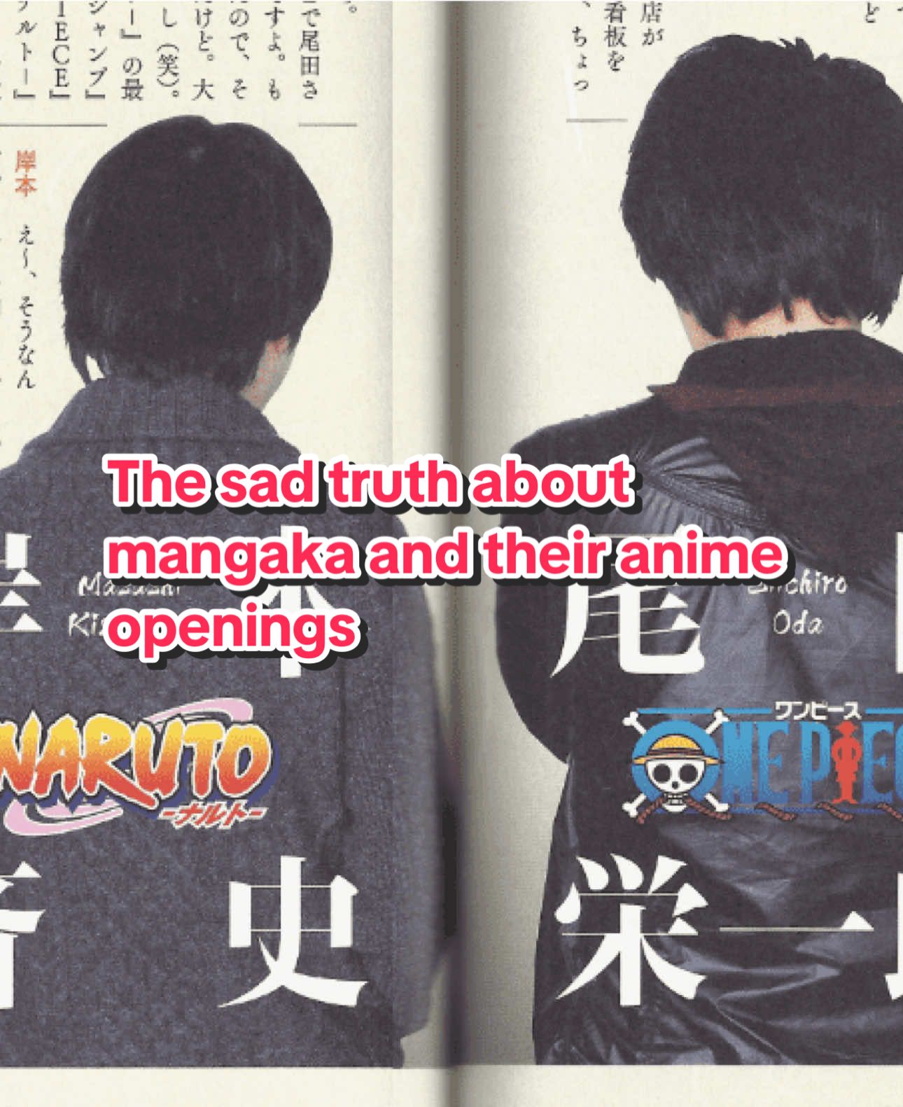 Creating a manga and then not even having the choice for your soundtracks is lowkey insane  #fyp #naruto #mangaka #narutoshippuden #animeopening 