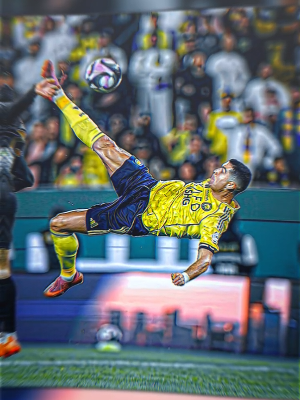 Ronaldo 40 tahun masih bisa salto🥶 #cristianoronaldo #byciclekick #alnassr #footballtiktok #fyp
