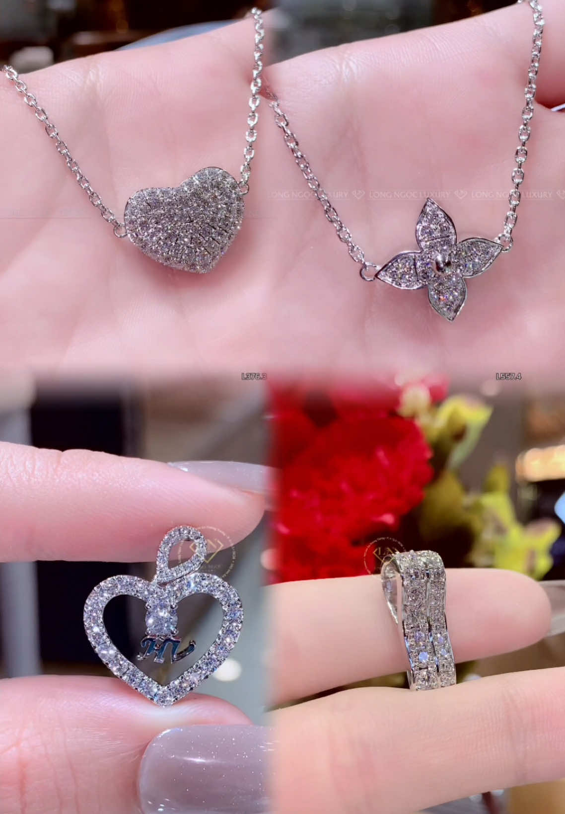 💎Mặt dây xoàn siêu xinh, ib Trung để được tư vấn chị tiết ạ  #longngocluxury #thanhtrungdiamond #trungdiamond #matdaychuyenkimcuong 