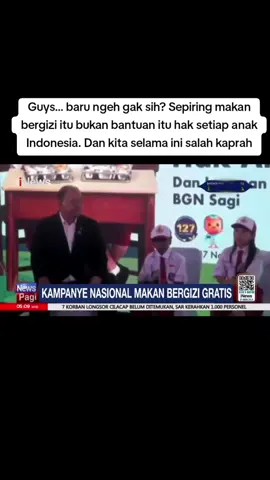 Yuk dukung bersama Program Makan Bergizi Gratis (MBG) sebagai investasi masa depan bangsa. Karena anak yang kenyang, itu anak yang siap belajar ❤️ @badangizinasional.ri  #MBG #MakanBergizi #MakanBergiziHakAnakIndonesia #makanbergizigratis #fyp 