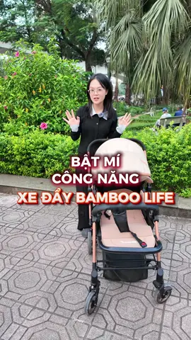 Xe đẩy gấp gọn cho bé và những công năng mà mẹ bỉm chưa biết #bamboolife #tiktoklive #livehighlights #xedaygapgon #xedaychobe 