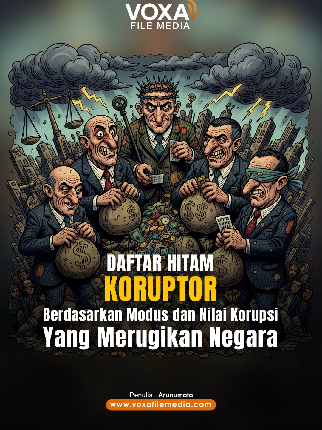 Di balik setiap karung uang yang mereka genggam, ada jatah kesehatan, pendidikan, dan kesejahteraan rakyat yang dirampas. ini adalah refleksi suram kejahatan para koruptor yang membuat jurang kemiskinan semakin dalam. Sampai kapan kita biarkan? #AntiKorupsi #SuaraRakyat #PemberantasanKorupsi #hargamati #newsupdate #voxafilemedia