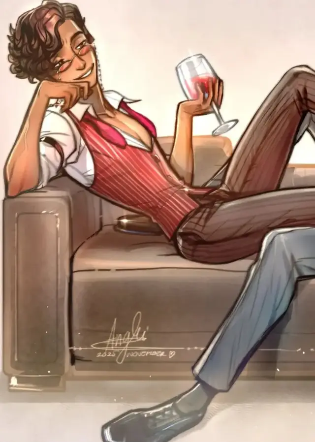 #HazbinHotel #vivziepop  Vox💙❤️🖤 📺📺📺📺humano con Alastor❤️🖤❤️ 📻📻📻 humano