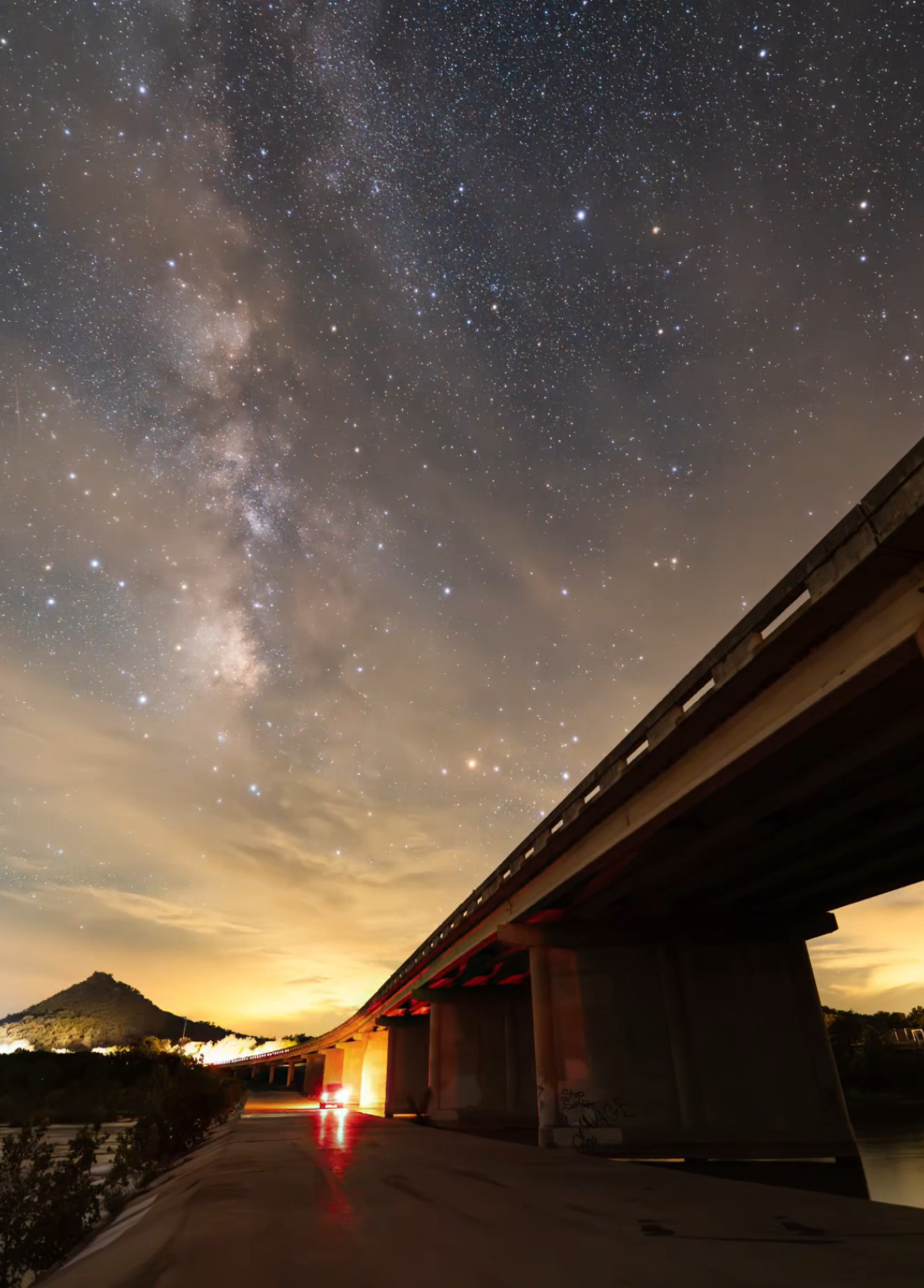 Milky Way above the Nueces river in Texas. Captured this timelapse back in August by one of my favorite swimming holes. #milkyway #timelapse #astrophotography #nightphotography #sonyalpha 