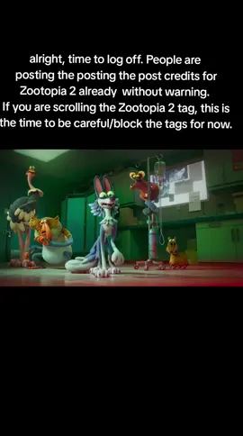 Zootopia 2 post credits scene is being posted, be careful. #zootopia2  #spoilers⚠️  #disney 