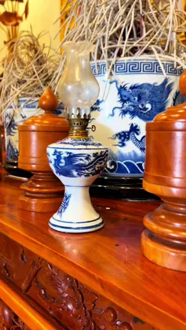 đèn dầu gốm sứ Bát tràng, đang có giá hời lắm #dendaugomsu #mocannhien 