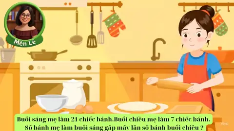 So sánh số lớn gấp mấy lần số bé: Toán 3 _Bộ cánh diều  #comenchuyenveo3 #veo3 #giaovientieuhoc #xuhuong #Al 