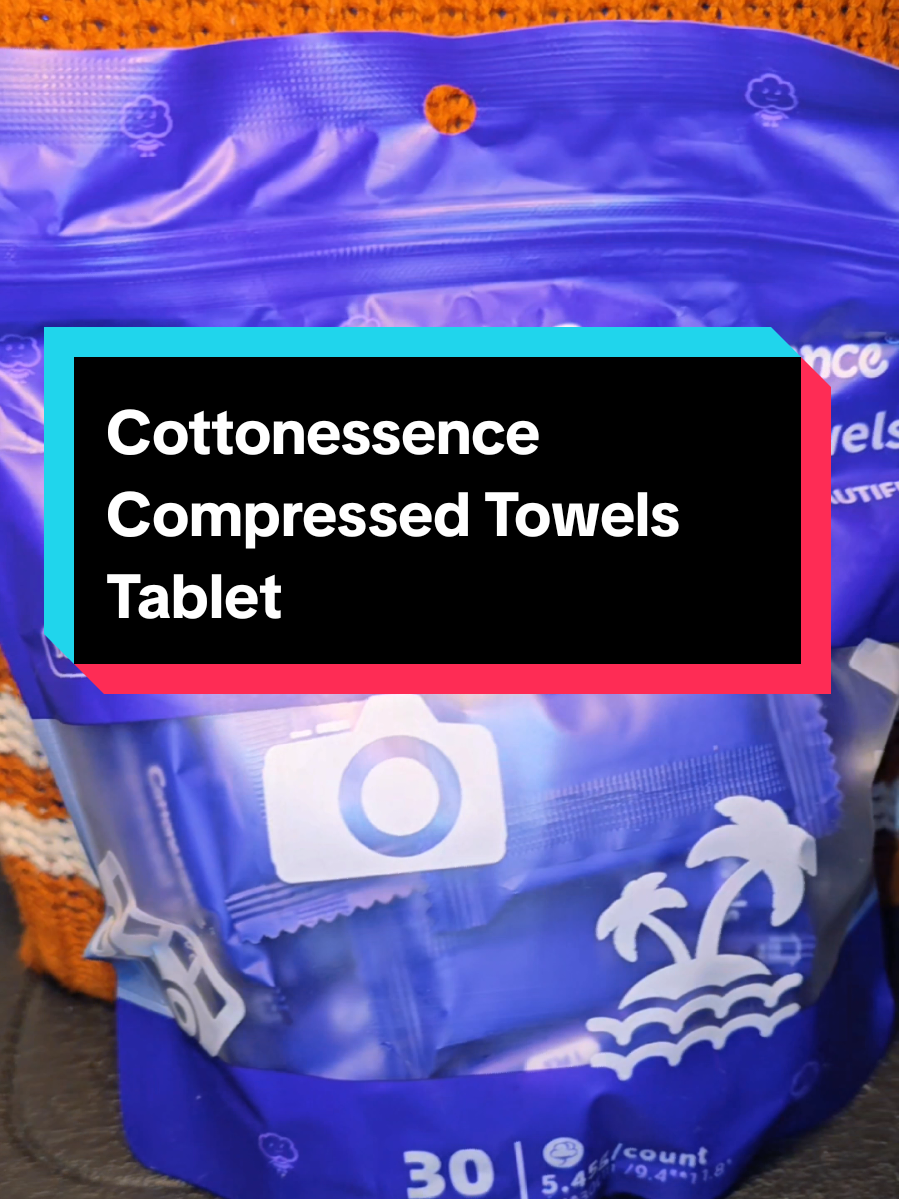 Cottonessence Compressed Towels Tablet #towel #tiktokshopblackfriday #creatorsearchinsights #trending #tiktokshopcreatorpicks @Cottonessence 