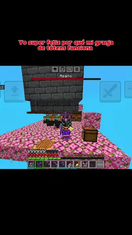 Mi esfuerzo valió la pena #granjas #minicraft #bedrock #supervivencia #mundo 