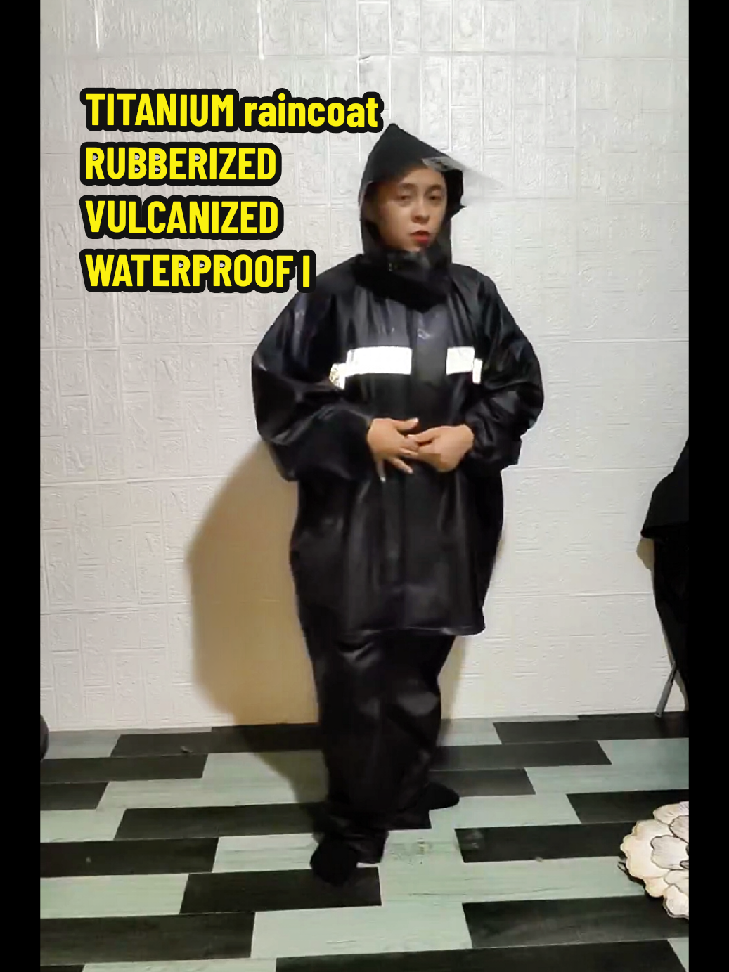 TITANIUM raincoat  RUBBERIZED VULCANIZED WATERPROOF  #rain  #raincoat  #raincoats  #kapote  #titanium 