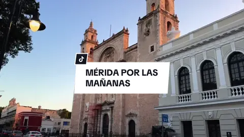 Mérida por las mañanas. 🍂  #fyp #meridayucatanmexico #meridayucatan🇲🇽 #yucatan #yucateco 