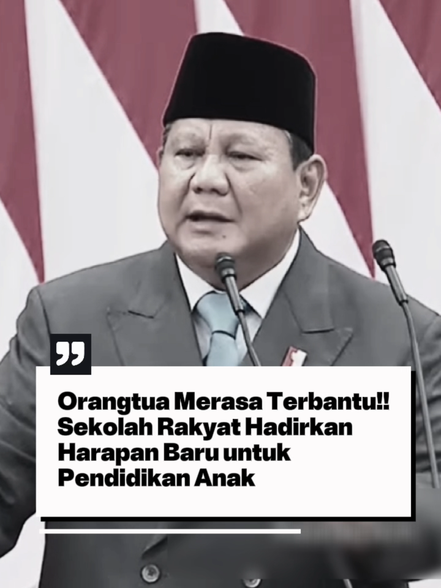 Orangtua Merasa Terbantu!!! Sekolah Rakyat Hadirkan Harapan Baru untuk Pendidikan Anak #fypシ゚viral🖤tiktok #Virallll #Prabowo #Sekolahrakyat #SR #Pendidikan