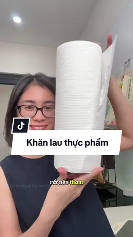 Giấy thấm thực phẩm tiện lợi, nên có trong bếp nha các chị em nội trợ ơi #giaythamthucpham #khanlauthucpham #krclean #review #hienngangreview✅   
