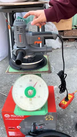 Máy chà tường có đèn led Kutan  có chỉnh tốc độ và hút bụi#maychatuong #chatuongcoden #chatuongrubyq #mayxoatuong #thoson  