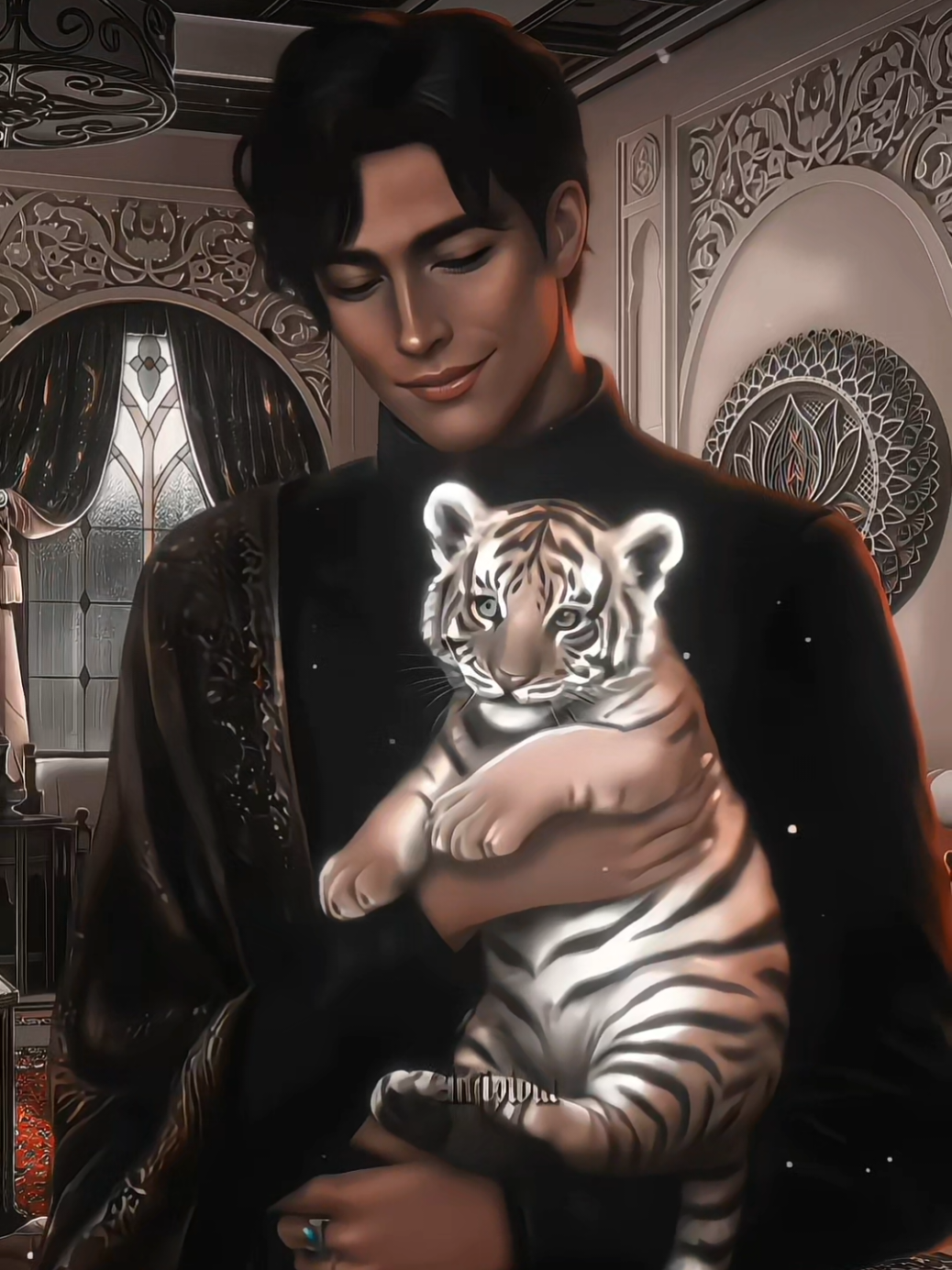 Очень милый тренд от @”𝗚𝗲𝗻𝗲𝗿𝗮𝗹  Теперь у Амалы тигр и тигрёнок 👀💞 Доброе утро всем, я ваще не ложилась сегодня, бессонница 😅 Как дела у вас? Видео на 60 фпс выглядит плавнее, хотя остальные вроде тоже ничего (они были на 30), перехожу на 60 тогда 😌🙌🏼 У меня раньше была такая функция, но вот непонятно почему на 2 года она убралась, сегодня ночью снова появилось 60 в разделе фпс, я очень рада если честно 🥰😸 #клубромантики #кзт #амрит #амала #кализовтьмы 