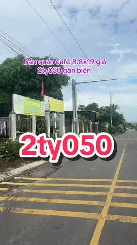 Bán quán cafe 8.8x19 giá 2ty050 gần biển 