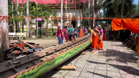 Chuẩn bị sửa ghe tập dợt để góp vui với mấy anh em ở Phước Long #អរគុណសម្រាប់ការគាំទ្រ🙏❤️ #xuhuongtiktok2025 #viraltiktok #xuhướng_flow_❤tym_cmt💬💭🥰😙😍🥰 #xuhướng 