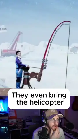 they even bring the helicopter