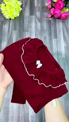 Bộ dài tay cổ bèo cho bé gái #xuhuong #me2embekhoikhoa #dobegai #bodaitaychobe #thoitrangtreem 